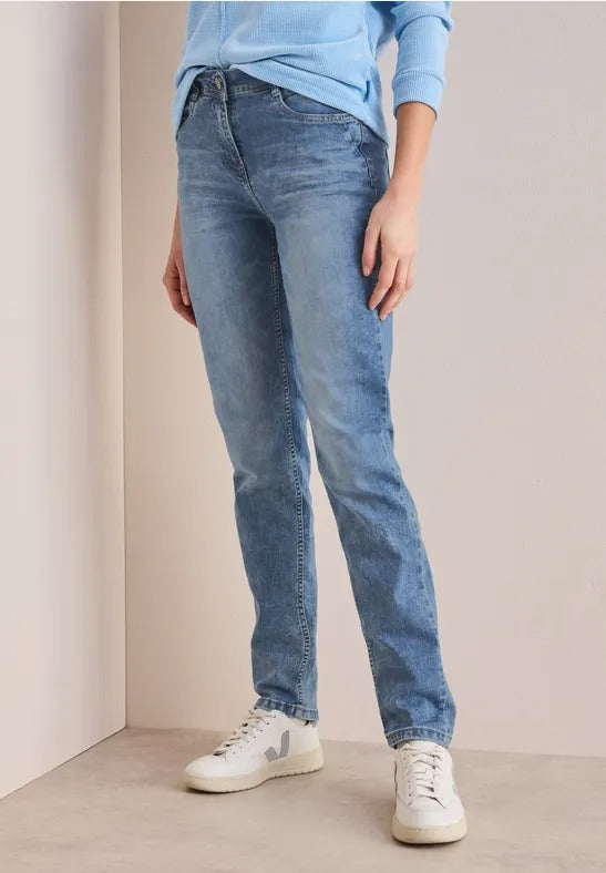 Toronto Jeans Light blue, hög midja 28, 30 och 32 benlängd